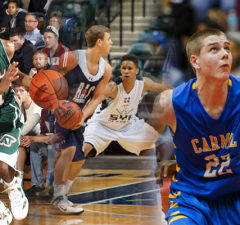 Jeremie Tyler, Tech; Rashaun Richardson, Tech; Zach McRoberts, Carmel